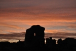 SUNSET ABERYSTWYTH CASTLE